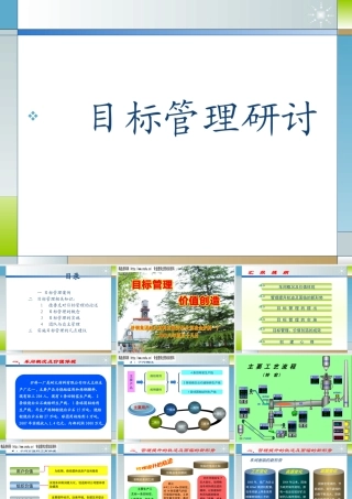 XXXX年目标管理研讨