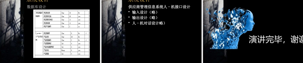 专题三 供应商管理信息系统分析与设计