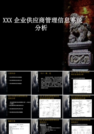 专题三 供应商管理信息系统分析与设计