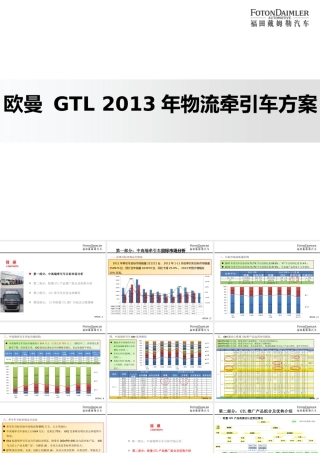 XXXX年欧曼GTL物流牵引车方案