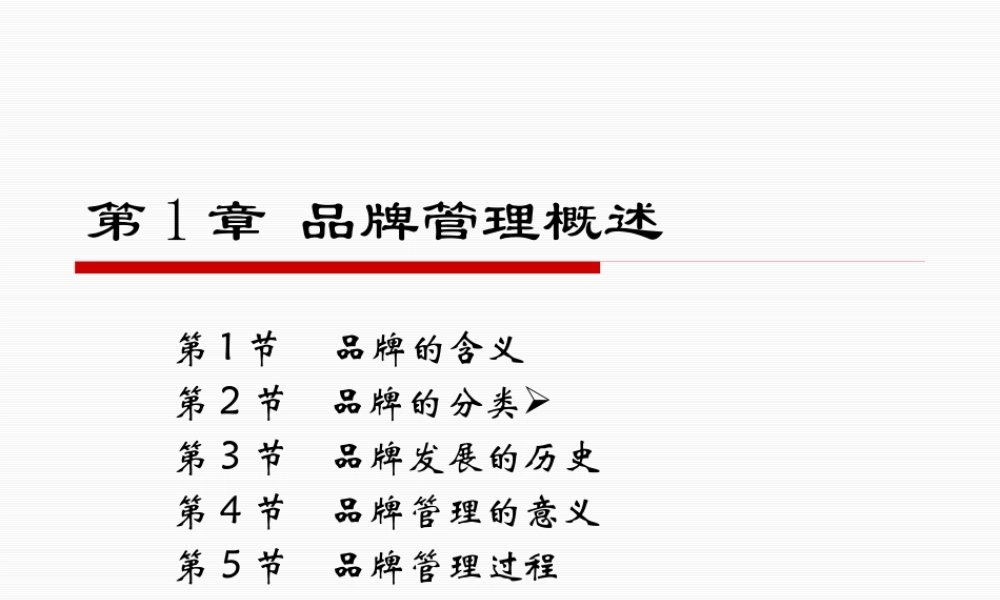 XXXX年品牌定义和应用大全