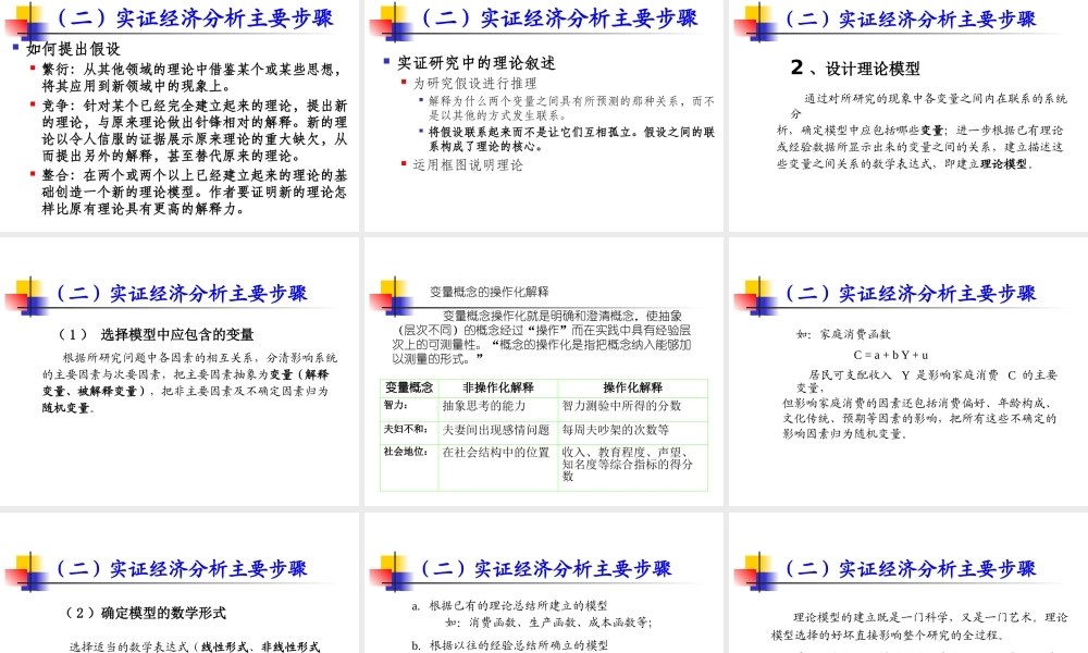 《实证研究方法》演讲稿