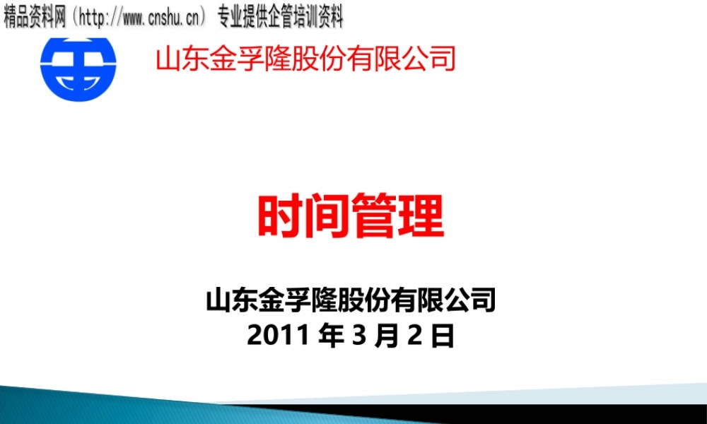 XXXX年山东XXX股份有限公司时间管理