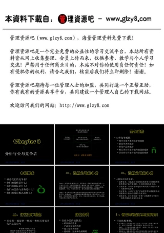 《市场营销学》第八部分：分析行业与竞争者