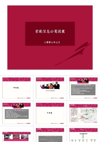 XXXX年陕西省西安市紫薇信息公寓LOFT产品整合提案
