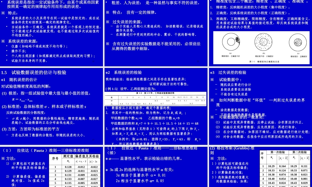 《试验设计与数据处理》讲稿_第1章(研究生)
