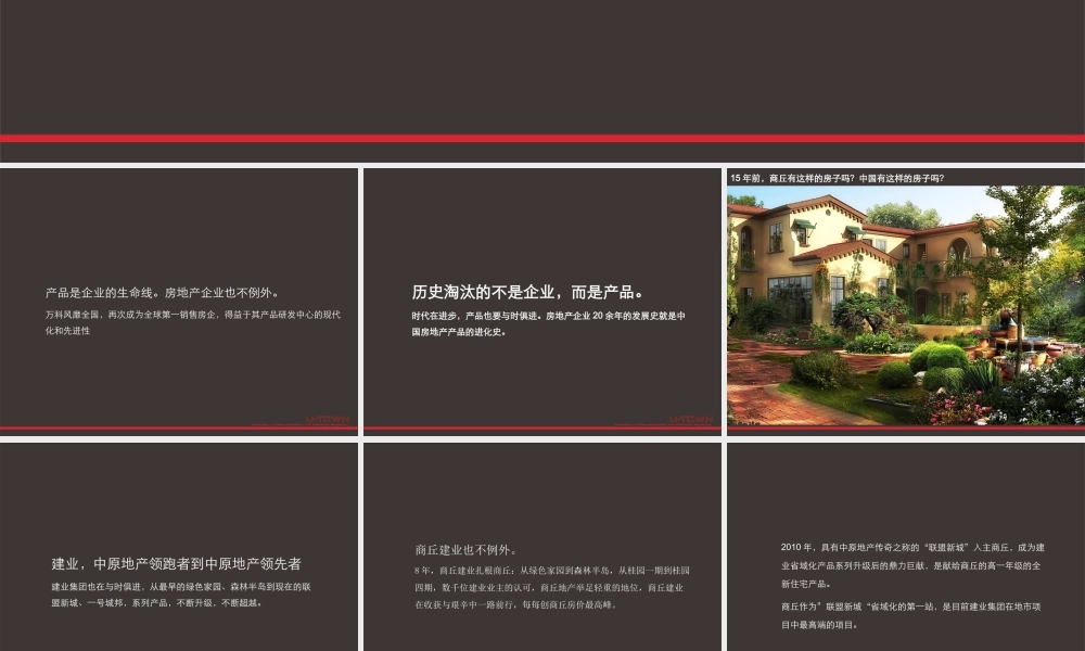 XXXX年商丘建业·联盟新城整合策略提案