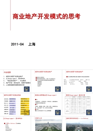 XXXX年商业地产开发模式的思考(47