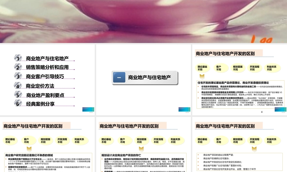 XXXX年商业地产销售模式分享