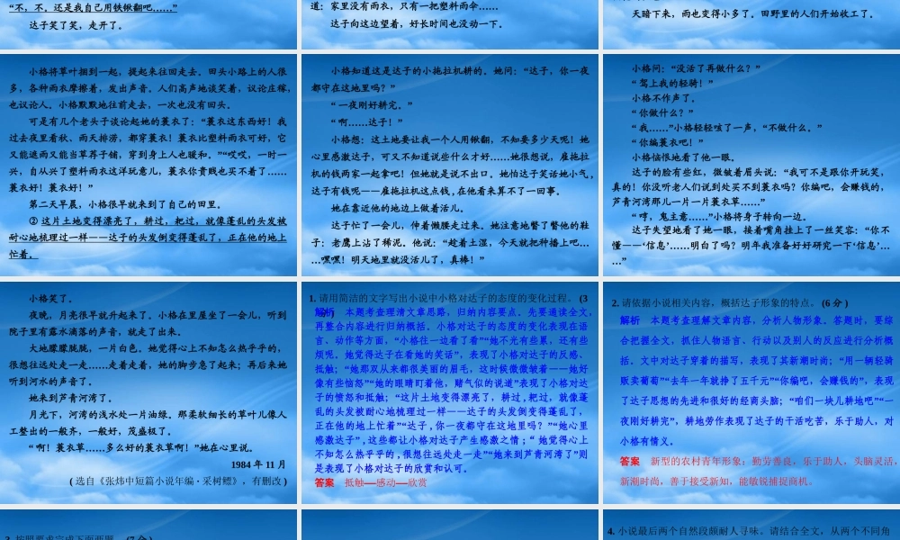 专题一增分突破四角度与层次突破探究题的瓶颈课