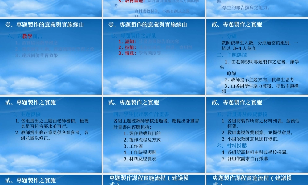 专题制作原理暨实施策略