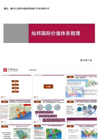 XXXX年深圳灿邦国际价值体系梳理