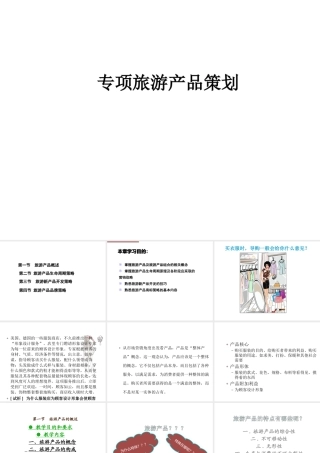 专项产品策划第一章