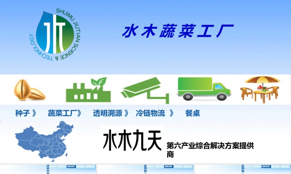 《水木蔬菜工厂》商业计划书(PPT39页)
