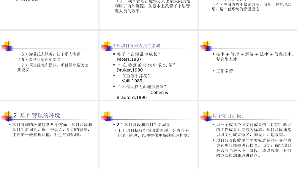《思念食品项目管理培训》
