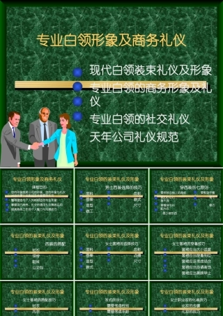 专业白领形象及商务礼仪