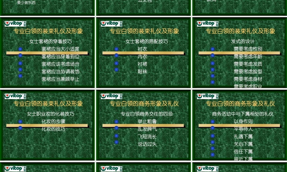 专业白领形象及商务礼仪1406780