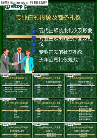 专业白领形象及商务礼仪讲义