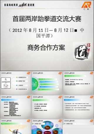 XXXX年首届海峡两岸跆拳道交流大赛招商方案