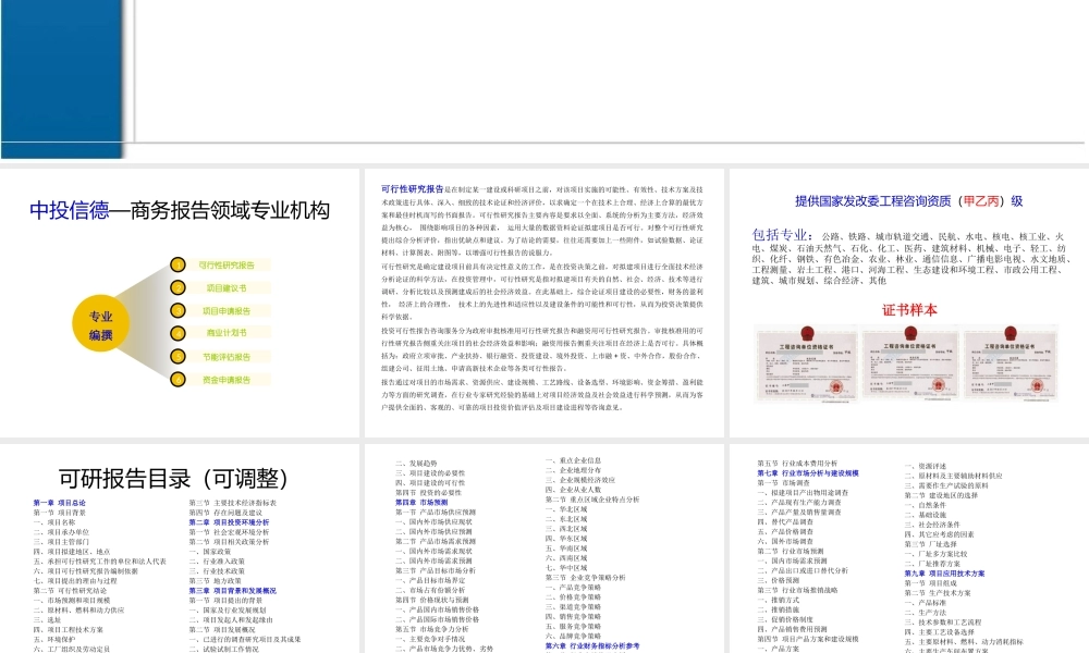 专业编写商业计划书