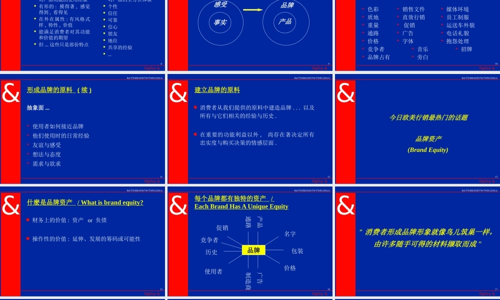 《台湾奥美公关品牌训练●管理品牌之道》