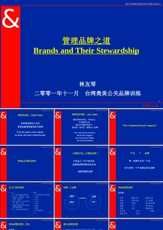 《台湾奥美公关品牌训练●管理品牌之道》