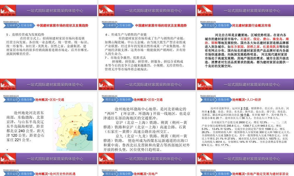 XXXX年泰大国际广场建材家居主力店客户招商策划报告(39
