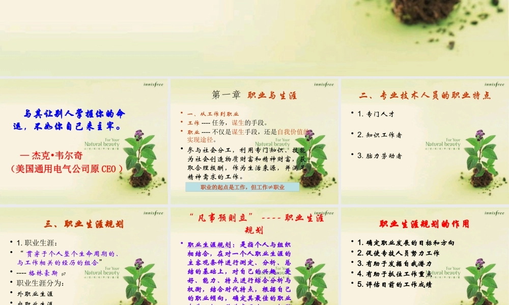 专业发展概述