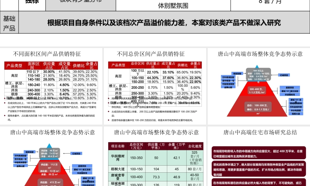 XXXX年唐山凤凰新城项目定位研究3