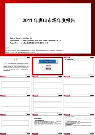 XXXX年唐山市场年度报告