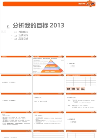 XXXX年淘宝年度规划手册
