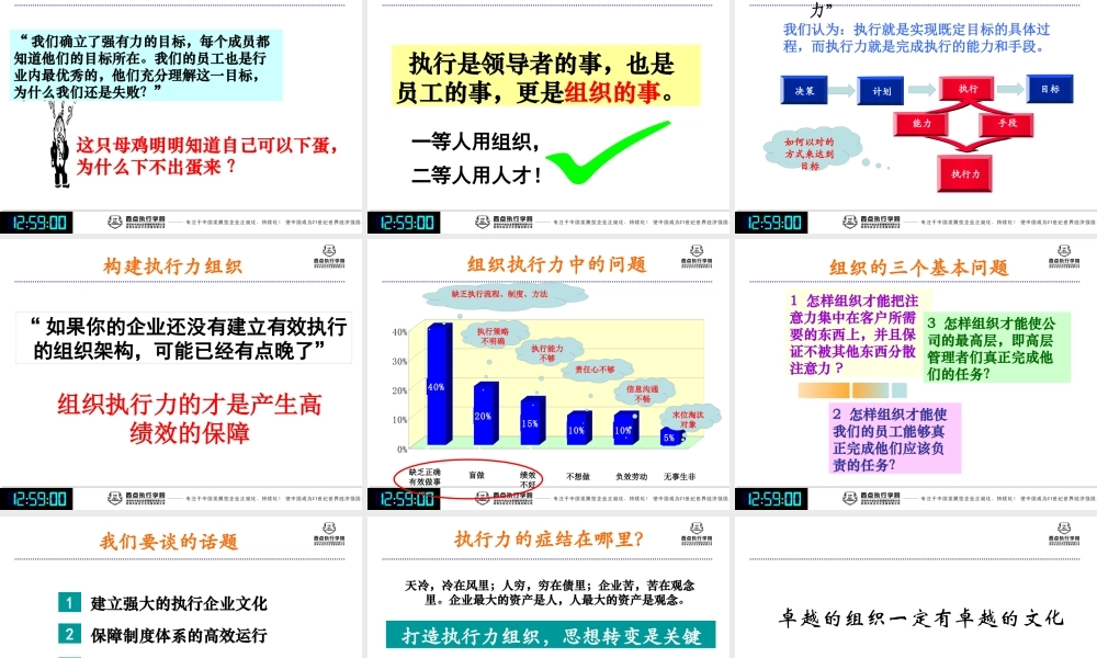 《提升组织执行力》新版