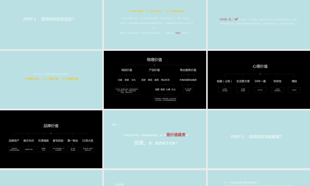 XXXX年天津中海八里台项目推广案1457177687
