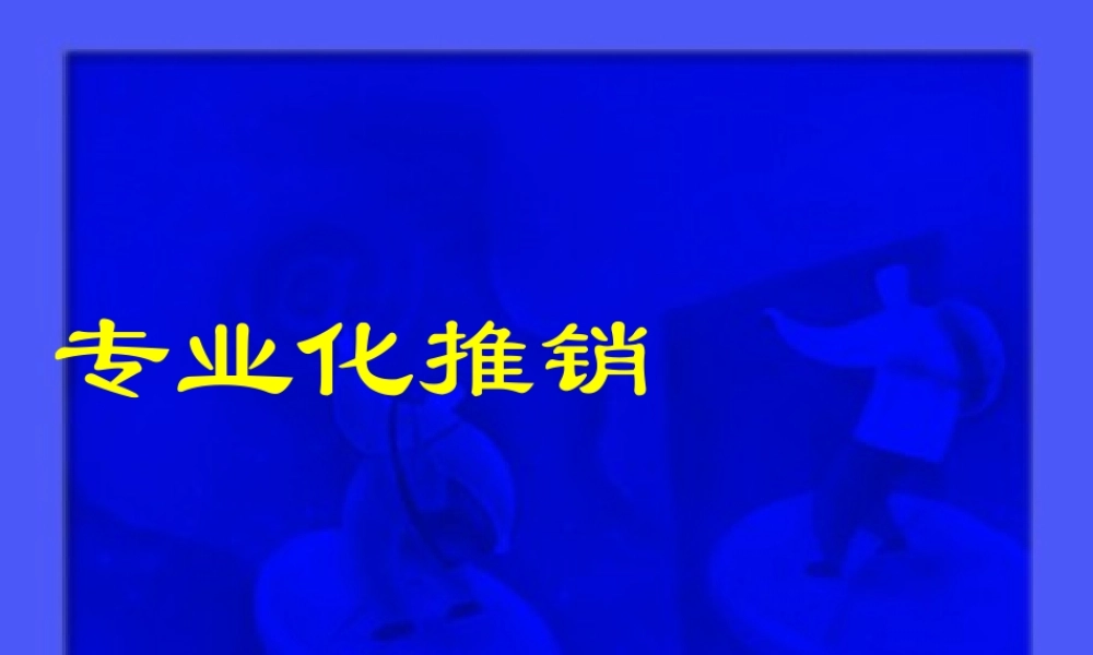 专业化销售流程(1)