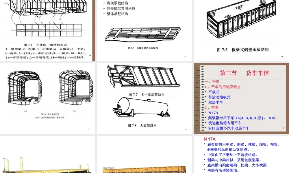 《铁道车辆工程》第07章货车车体