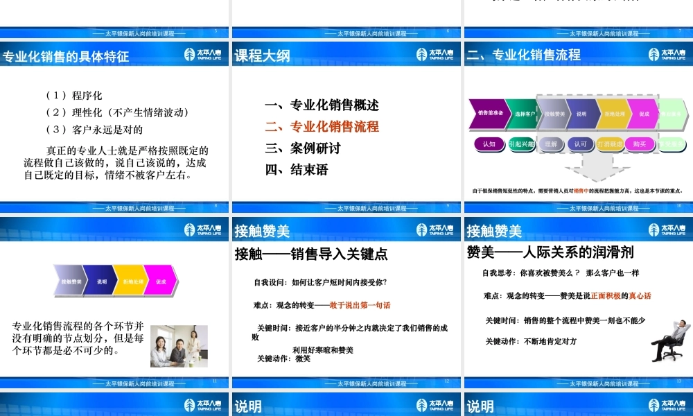 专业化销售流程（PPT32页)