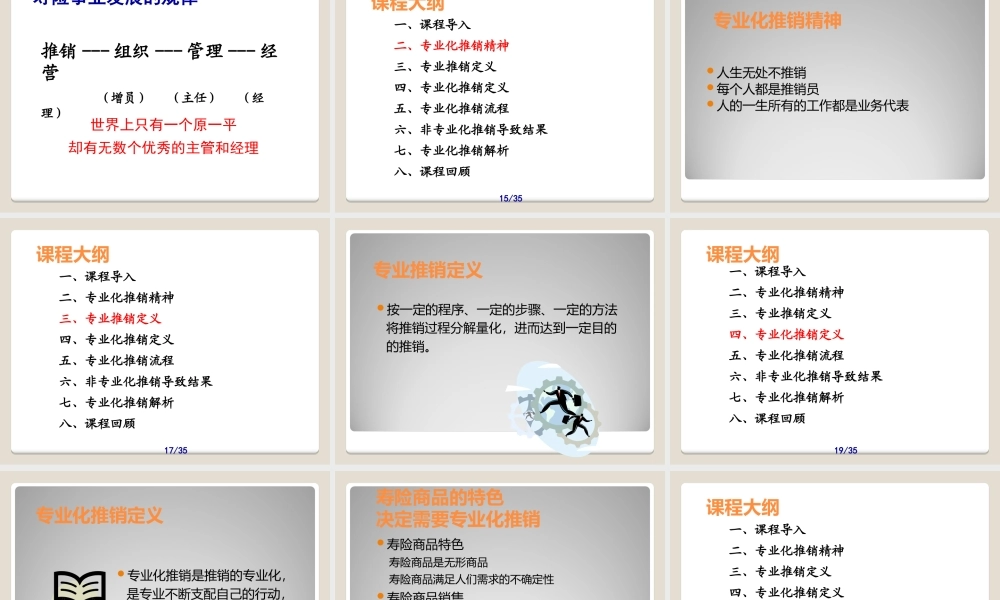 专业化销售流程35