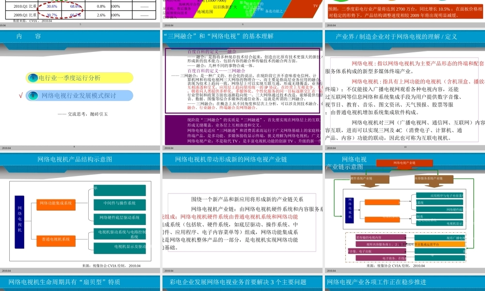 XXXX年网络电视发展模式分析及网络电视行业发展模式探讨