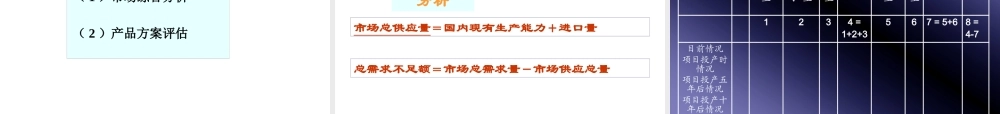 《投资项目评估》课件第二章