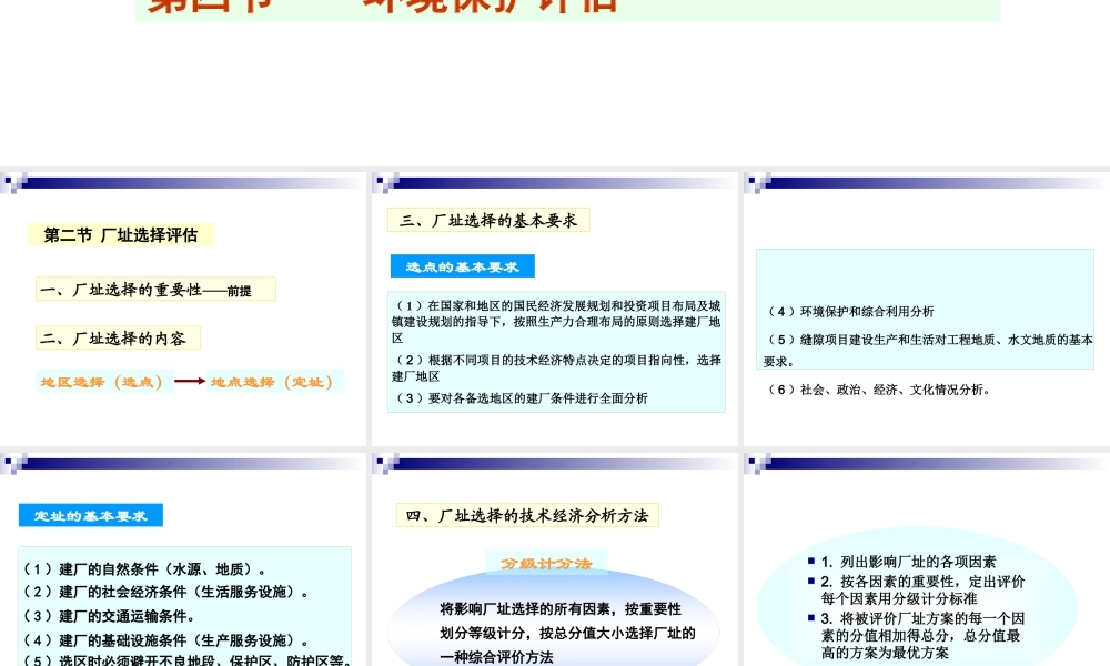 《投资项目评估》课件第三章 生产建设条件评估