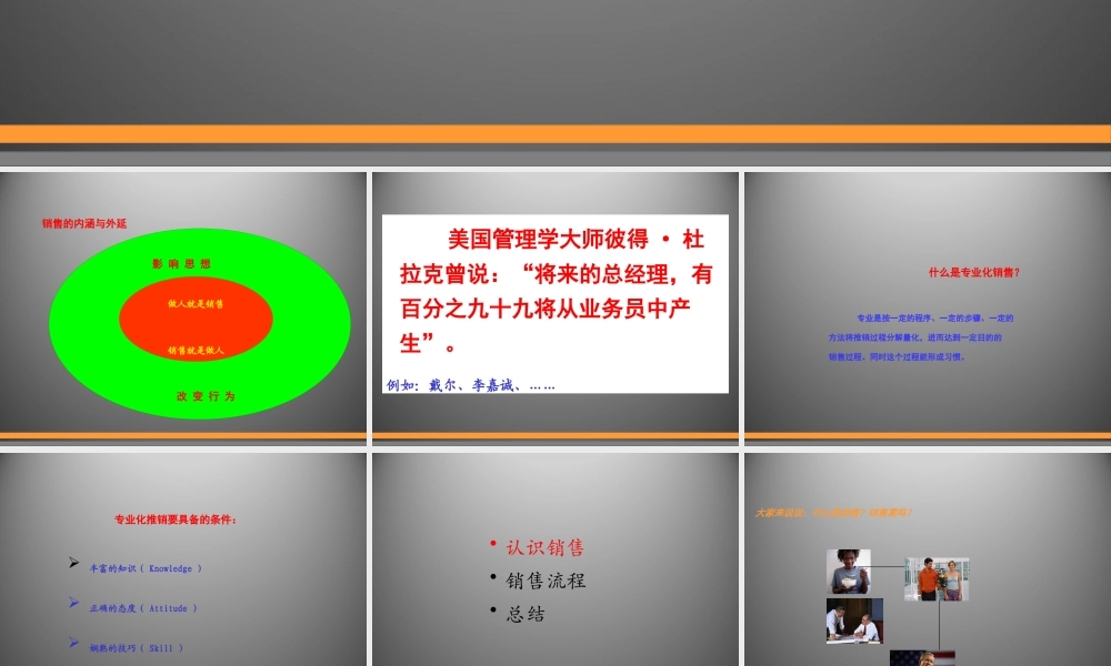 专业化销售流程介绍