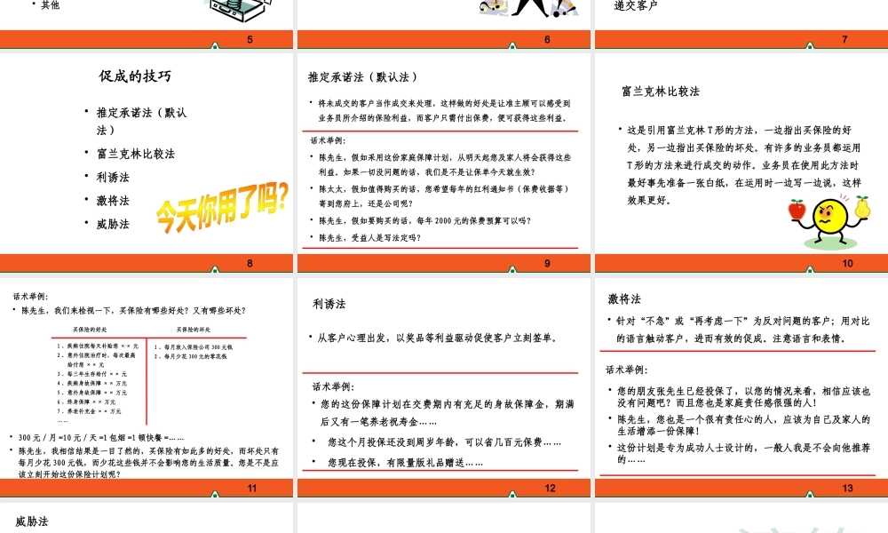 专业化销售流程之促成