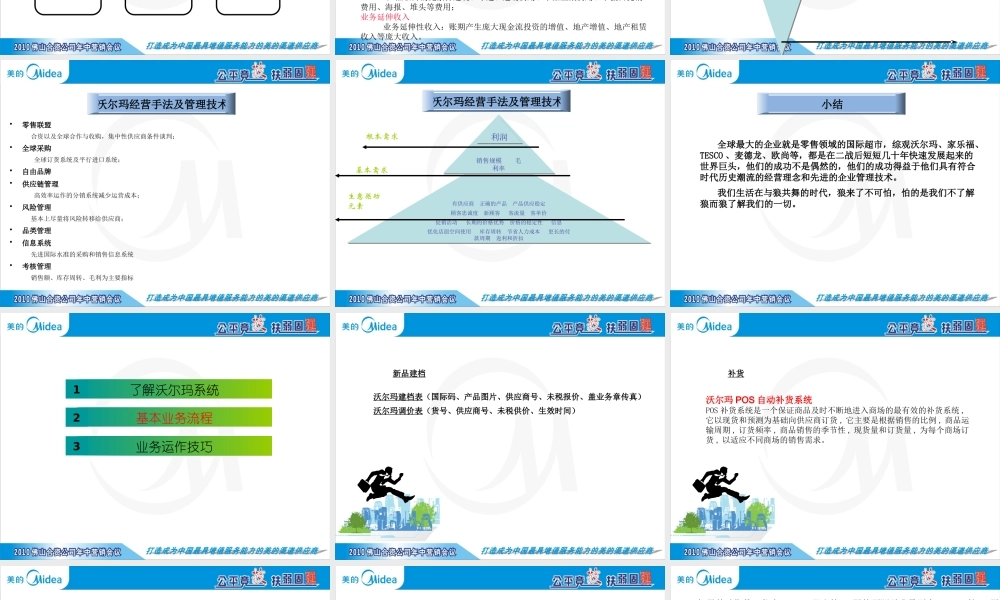 XXXX年沃尔玛操作流程
