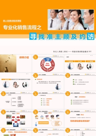 专业化销售流程之寻找准主顾及约访