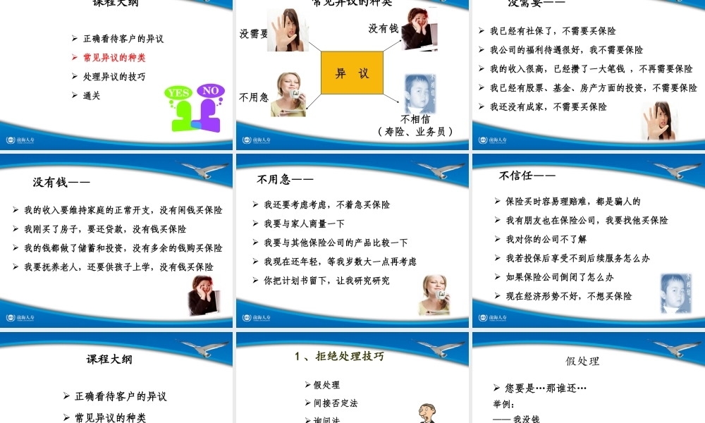专业化销售流程之异议处理(初稿)