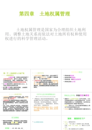 《土地管理学》第四章权属管理1