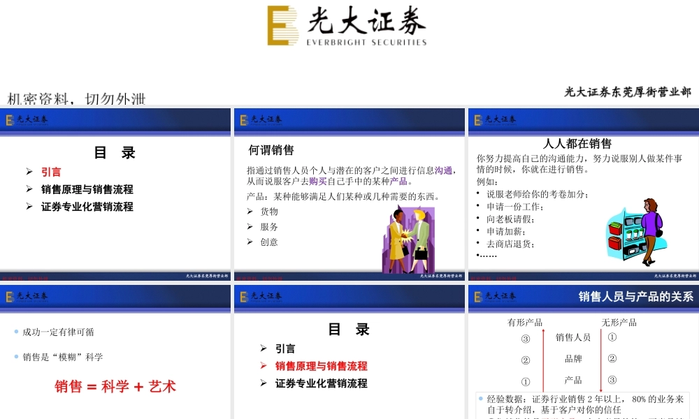 专业化营销流程讲义