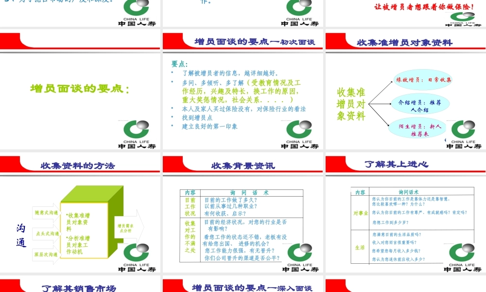 专业化增员流程(分公司)