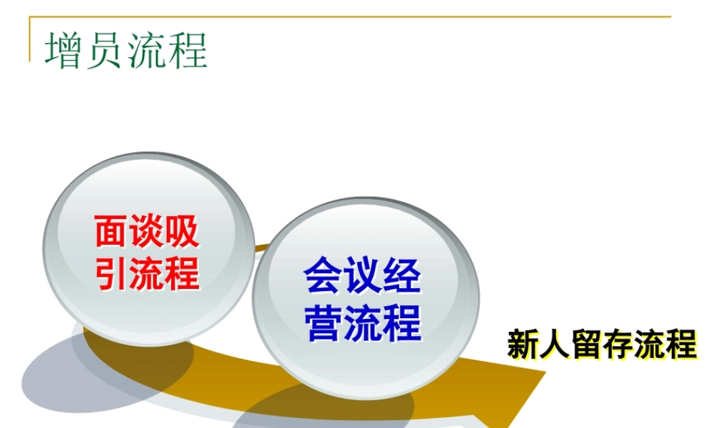 专业化增员流程(面谈)