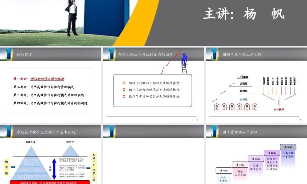 《团队高效协作与执行管理模式》